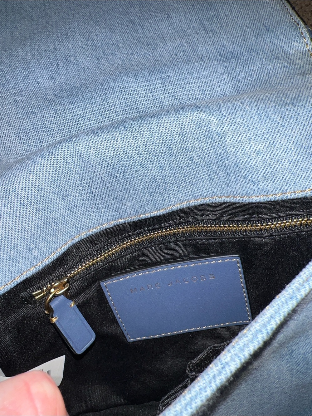 Marc Jacob Nomad Crossbody Denim Bag denim Jean **see pictures - Picture 11 of 16